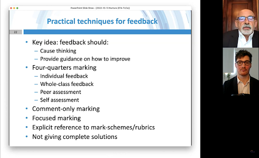 Practical tips for feedback